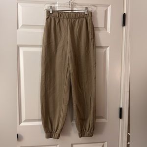 Khaki/ Tan brandy melville sweatpants